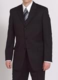 Jones New York Solid Charcoal Gray 3-Button Wrinkle Resistant Suit