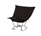 Review Chi Fibre Furnishings 600-222 / Natural Scroll Heavenly Rocker in Ebony Microsuede