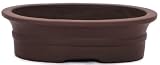 BuyBonsai's Bonsai Pot 8.5 Unglazed Oval