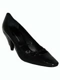 SIGERSON MORRISON Cut Out Pumps 7571 in Black Patent