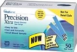 Medisense   Abbot Labs ME9972801 Precision Xtra End Fill Test Strips   Box of 50