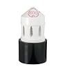 Oatey 39223 3-Inch x 4-Inch Sure Vent Air Admittance Valve 500 DFU with 3-Inch x 4-Inch PVC Schedule 40 Adapter, Black/White