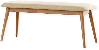 Verona Home Paloma Mid-Century Bench in Natural