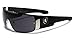 Khan Men's Flat Top Sports Shield Sunglasses