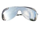 Tedd Haze Pilotenbrille Full Mirror mit Brillen Beutel