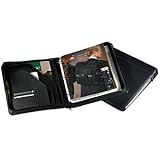 Andrew Philips Leather Goods Zip Around 1in. 3-Ring Binder