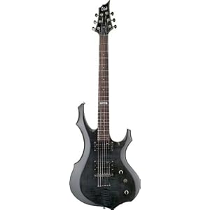 best prices ESP LTD M100FM Electric Guitar (See Thru Black, Flame Maple) Online Store