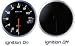 Defi (DF04801) BF Series EGT Gauges - Black 2 3/8 (White) - C
