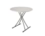 Lifetime 28260 30-Inch Round Personal Folding Table with 30-Inch Molded Top, Almond