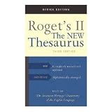 Houghton Mifflin H11029 Roget''s II Paper Thesaurus, 4-3/16x6-7/8, Navy Blue