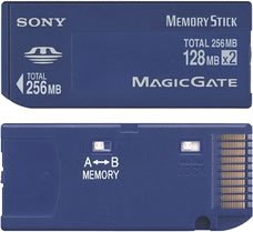 Cover image : SONY メモリーセレクト機能付メモリースティック 128MB＋128MB MSH-128S2