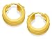 9ct Gold Creole Hoop Earrings