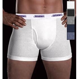 Dickies Clothing: White Cotton Boxer Briefs 2-Pack 21-502-100-2