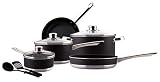 Cook's Select 32006 Nonstick 10-Piece Cookware Set, Black
