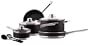 Cook's Select 32006 Nonstick 10-Piece Cookware Set, Black