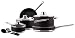 Cook's Select 32006 Nonstick 10-Piece Cookware Set, Black