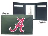 Alabama Crimson Tide Embroidered Leather Tri-Fold Wallet