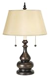 Twin Pull Chain Gourd Shaped Table Lamp