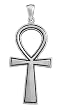 Egyptian Ankh Pendant - 316L Stainless Steel - 2'' Height