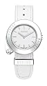 Versus By Versace Ladies 'Steel' White Leather Strap Watch