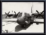 Art Poster Metal Framed Print - Ac-130 Gunship, - Artist: National Archive- Poster Size: 11 X 14