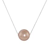 Karat Platinum Champagne Shell Pearl Pendant, 18