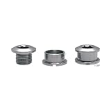 Problem Solvers Single Chainring Bolt Set - Set of 5 Silver, 6mm
