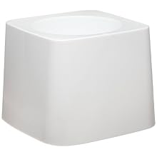 Rubbermaid Commercial FG631100 White 5-Inch Toilet Bowl Brush Holder for FG6310 Brush