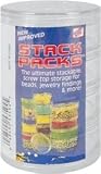 Stack Pack Plastic Box Set 70mm Round 4/Pkg