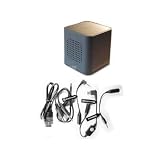 AMP'D Mobile Speaker Cube for iPods, MP3 Players, Mobile Phones, CD Players, and Computers
