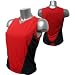 Nike Ladies Dri-Fit Running Vest / Singlet (Size: Large) (Colour: Red / Navy Blue )