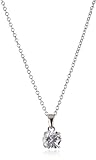 Myia Passiello "Essentials" Swarovski Zirconia Round Pendant Necklace