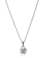 Myia Passiello "Timeless" Swarovski Zirconia Round Pendant Necklace, 18"