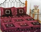 Rings of Romance Quilt -Satin Velvet Quilts King
