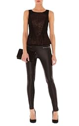 Black Jacquard Top