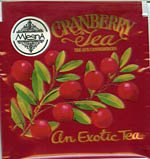 Review Culinary Teas  / Cranberry Tea Single Foil Wrapped Tea Bag