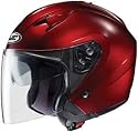 HJC IS-33 WINE MOTORCYCLE Open-Face-Helmet