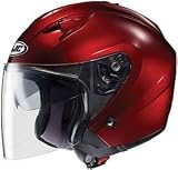 HJC IS-33 WINE MOTORCYCLE Open-Face-Helmet
