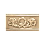Adex USA Hampton Listello Renaissance 3 x 6 Taupe Ceramic Tile & Stone