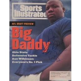 Buy Dan Wilkinson Big Daddy autographed Sports Illustrated Magazine (Ohio State)