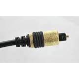 Digital Optical Cable - 3m - Premium Pro Gold Range Toslink Cable suitable for PS3,Sky,Sky HD,LCD,LED,Plasma, Blu Ray to Connect with Home Cinema Systems,AV Amps Etc. for Best Digital Surround Sound,UK Seller.by IBRA