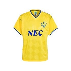 Everton 1987 League Champions Shirt - Away - Yellow