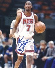 Kenny Anderson Autographed New Jersey Nets 8