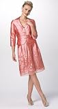 Review   / KAY UNGER SUIT WITH BURNOUT FLORAL DESIGN