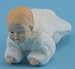 Dollhouse Miniature Crawling Baby in a White Outfit