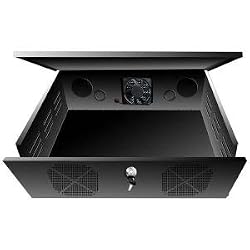 New- CLOVER LOC200 LOCK BOX WITH FAN FOR VCR & DVR