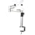LCD502S LCD Monitor Bracket Desk Mount Table Mounting Telescopic, Tilt, & Swivel