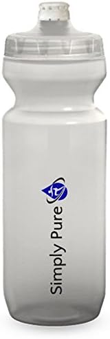 Simply Pure - Purist 22 oz Water Bottle by Specialized Bikes (Fixy Cap, Clear)