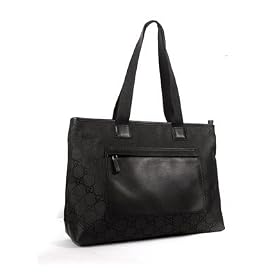 Gucci Black Canvas Handbag