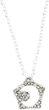 Full Moon Five Angle Drilling Stars Short Necklace